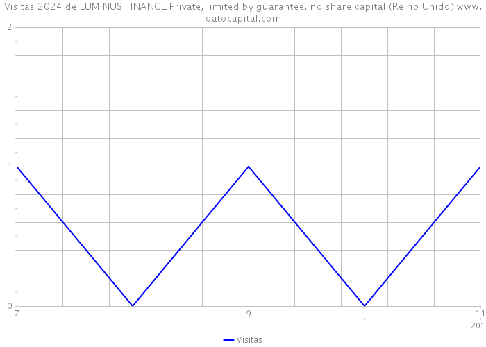 Visitas 2024 de LUMINUS FINANCE Private, limited by guarantee, no share capital (Reino Unido) 