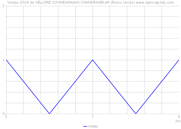 Visitas 2024 de VELLORE GOVINDARAJAN CHANDRASEKAR (Reino Unido) 