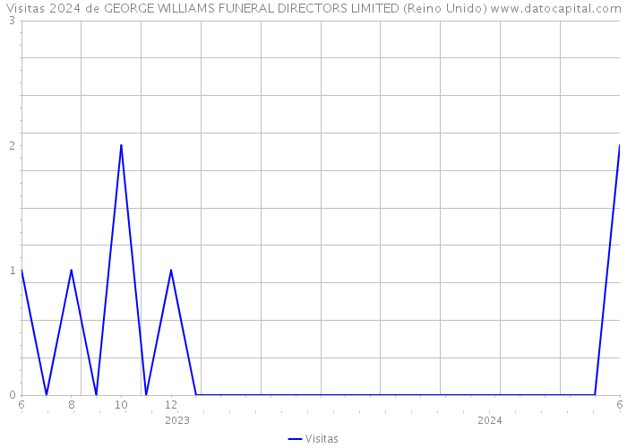 Visitas 2024 de GEORGE WILLIAMS FUNERAL DIRECTORS LIMITED (Reino Unido) 