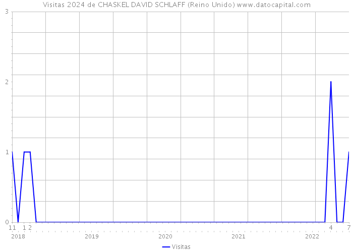 Visitas 2024 de CHASKEL DAVID SCHLAFF (Reino Unido) 