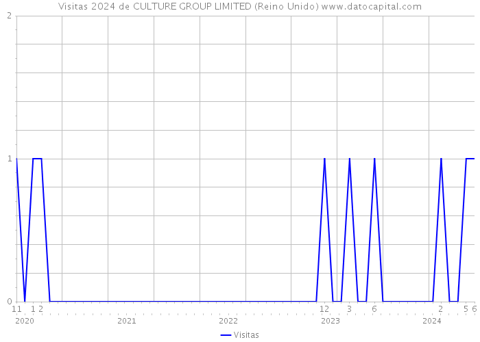 Visitas 2024 de CULTURE GROUP LIMITED (Reino Unido) 