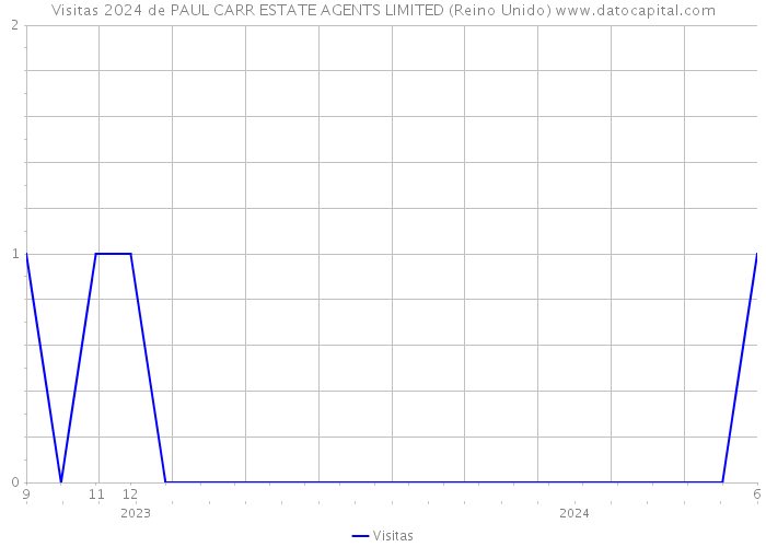 Visitas 2024 de PAUL CARR ESTATE AGENTS LIMITED (Reino Unido) 