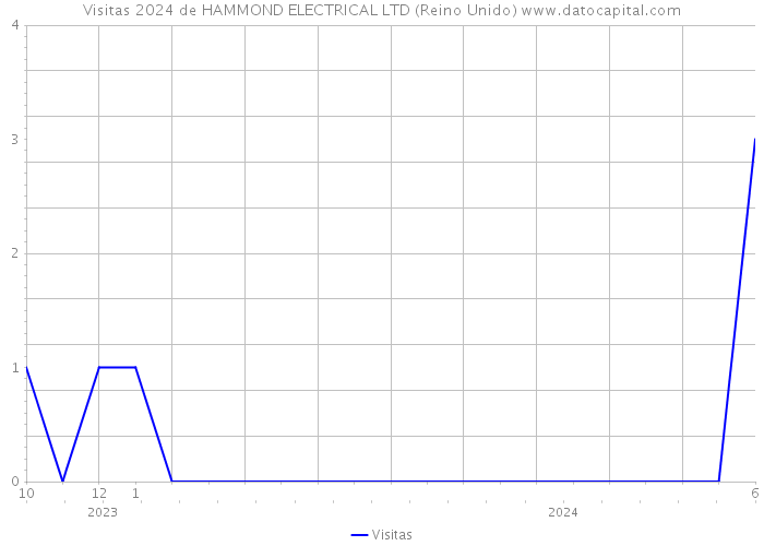 Visitas 2024 de HAMMOND ELECTRICAL LTD (Reino Unido) 