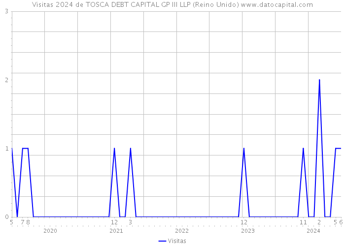 Visitas 2024 de TOSCA DEBT CAPITAL GP III LLP (Reino Unido) 