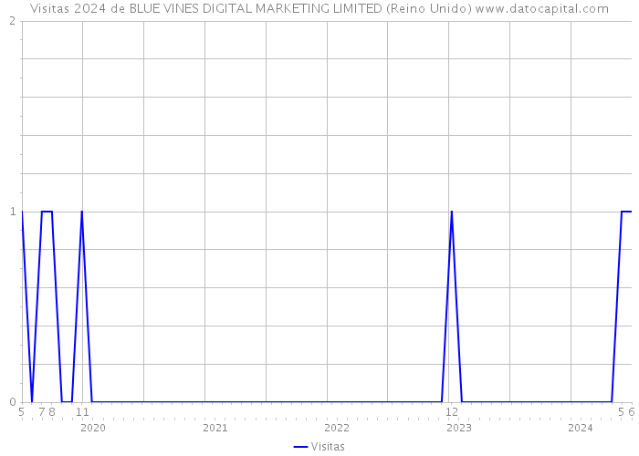 Visitas 2024 de BLUE VINES DIGITAL MARKETING LIMITED (Reino Unido) 