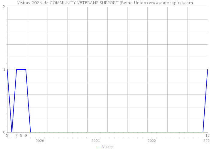 Visitas 2024 de COMMUNITY VETERANS SUPPORT (Reino Unido) 