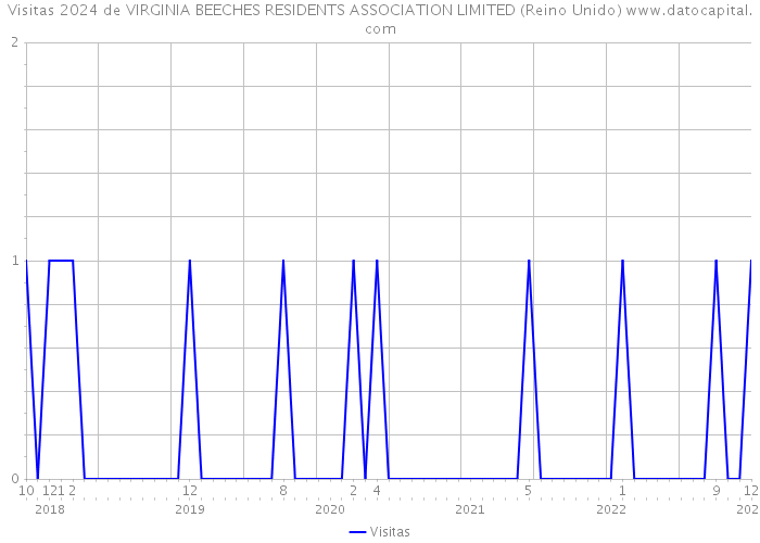 Visitas 2024 de VIRGINIA BEECHES RESIDENTS ASSOCIATION LIMITED (Reino Unido) 