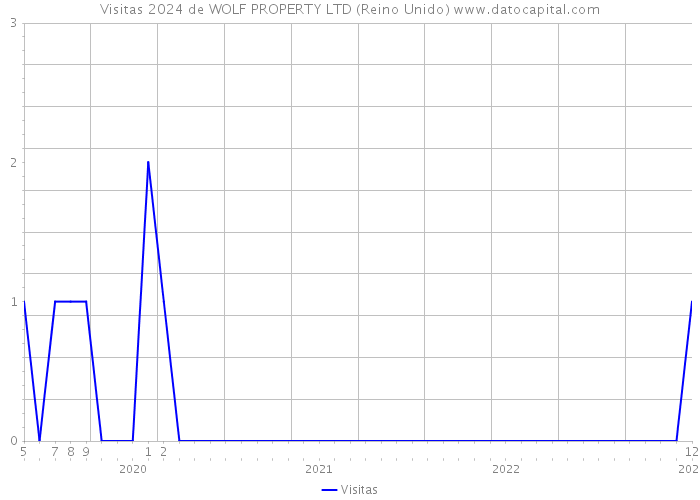 Visitas 2024 de WOLF PROPERTY LTD (Reino Unido) 