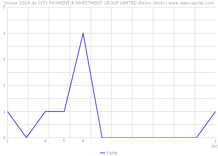 Visitas 2024 de CITY PAYMENT & INVESTMENT GROUP LIMITED (Reino Unido) 