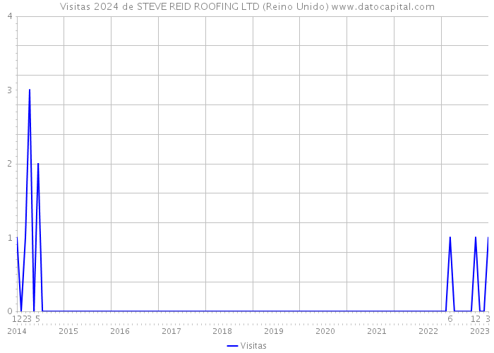 Visitas 2024 de STEVE REID ROOFING LTD (Reino Unido) 