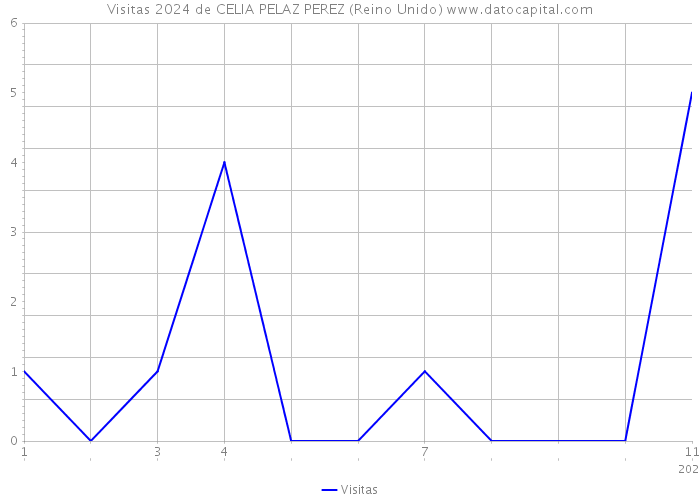 Visitas 2024 de CELIA PELAZ PEREZ (Reino Unido) 