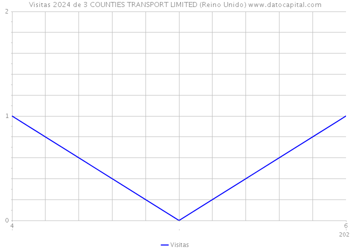 Visitas 2024 de 3 COUNTIES TRANSPORT LIMITED (Reino Unido) 
