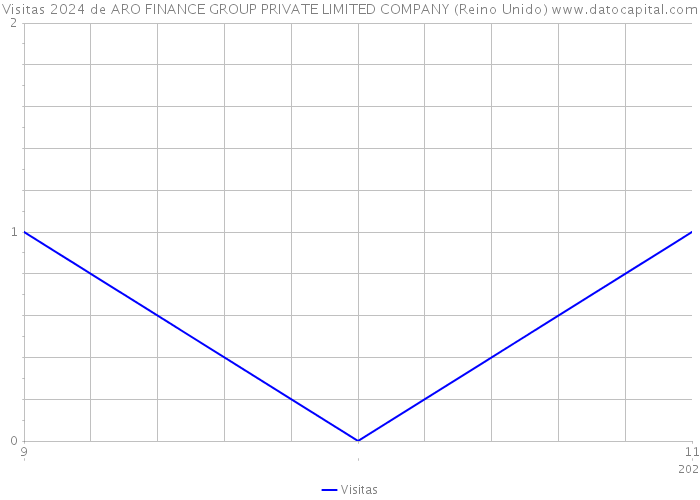 Visitas 2024 de ARO FINANCE GROUP PRIVATE LIMITED COMPANY (Reino Unido) 