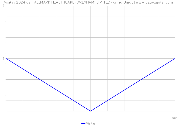 Visitas 2024 de HALLMARK HEALTHCARE (WREXHAM) LIMITED (Reino Unido) 