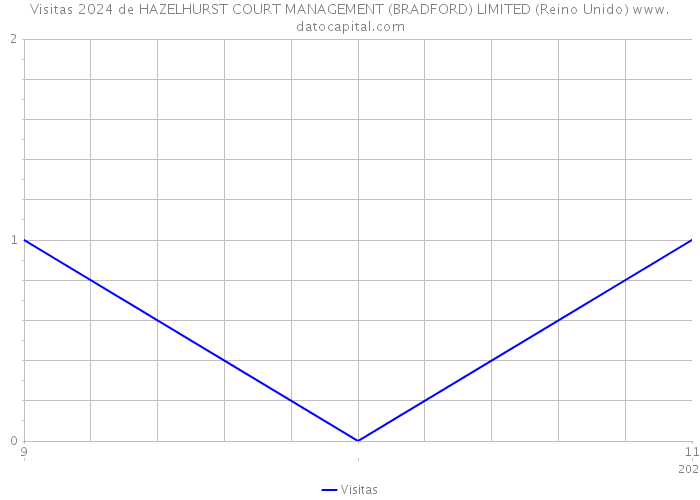 Visitas 2024 de HAZELHURST COURT MANAGEMENT (BRADFORD) LIMITED (Reino Unido) 