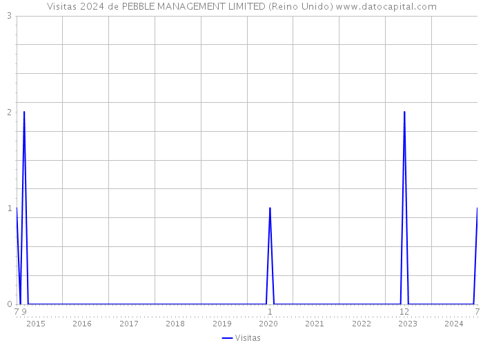 Visitas 2024 de PEBBLE MANAGEMENT LIMITED (Reino Unido) 