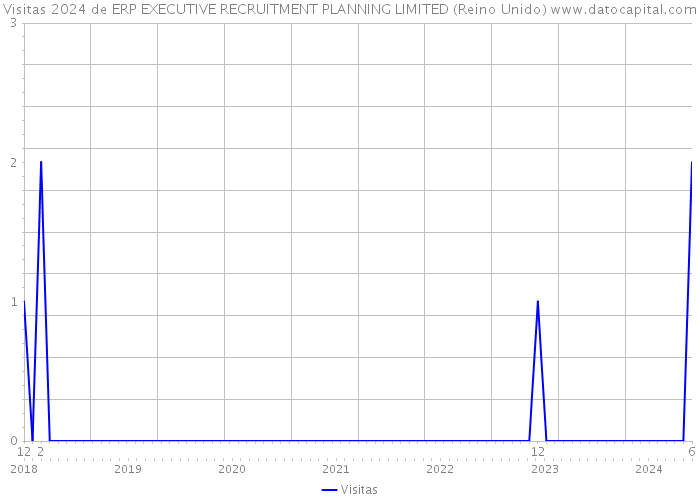 Visitas 2024 de ERP EXECUTIVE RECRUITMENT PLANNING LIMITED (Reino Unido) 