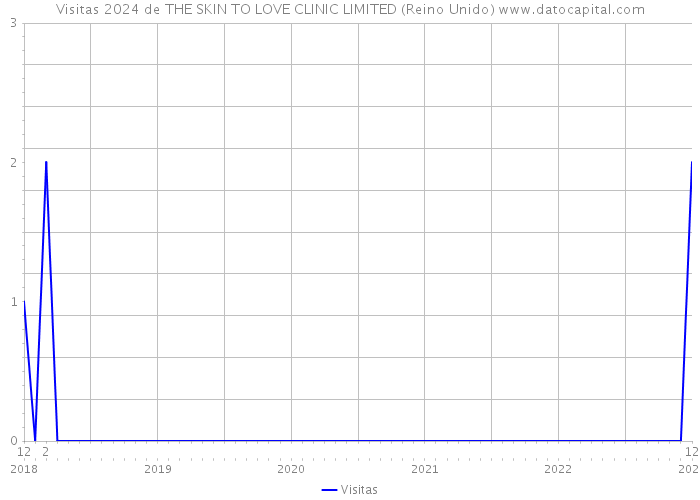 Visitas 2024 de THE SKIN TO LOVE CLINIC LIMITED (Reino Unido) 