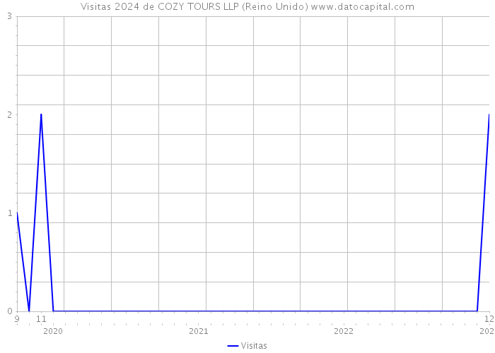 Visitas 2024 de COZY TOURS LLP (Reino Unido) 