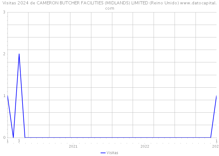 Visitas 2024 de CAMERON BUTCHER FACILITIES (MIDLANDS) LIMITED (Reino Unido) 