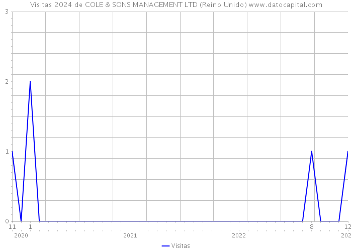 Visitas 2024 de COLE & SONS MANAGEMENT LTD (Reino Unido) 