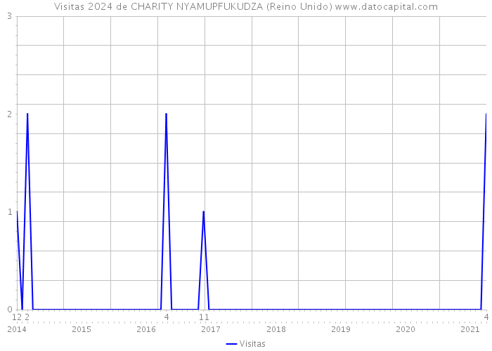 Visitas 2024 de CHARITY NYAMUPFUKUDZA (Reino Unido) 