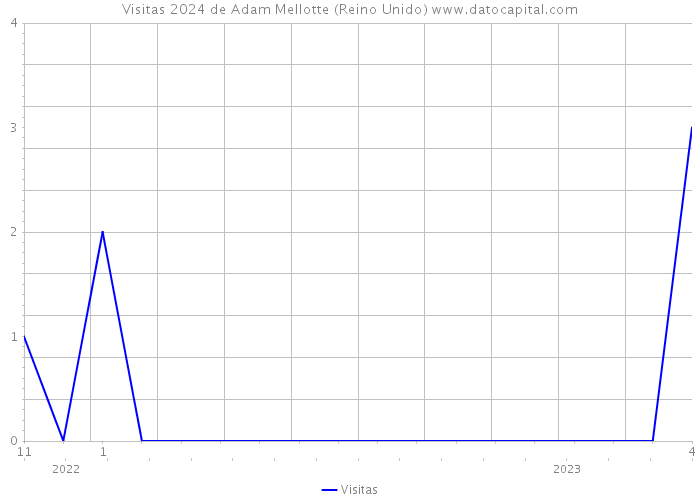 Visitas 2024 de Adam Mellotte (Reino Unido) 