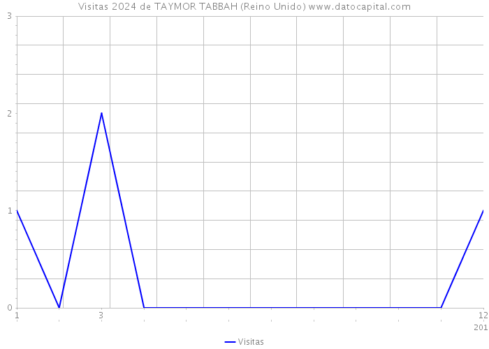 Visitas 2024 de TAYMOR TABBAH (Reino Unido) 