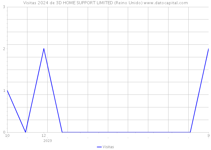 Visitas 2024 de 3D HOME SUPPORT LIMITED (Reino Unido) 