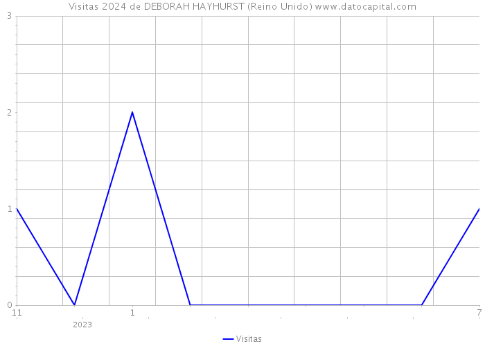 Visitas 2024 de DEBORAH HAYHURST (Reino Unido) 