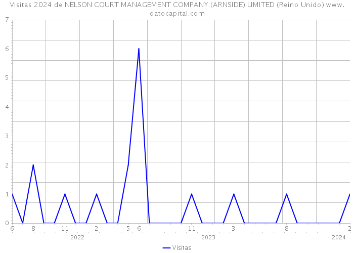 Visitas 2024 de NELSON COURT MANAGEMENT COMPANY (ARNSIDE) LIMITED (Reino Unido) 