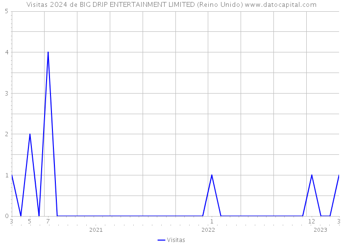 Visitas 2024 de BIG DRIP ENTERTAINMENT LIMITED (Reino Unido) 