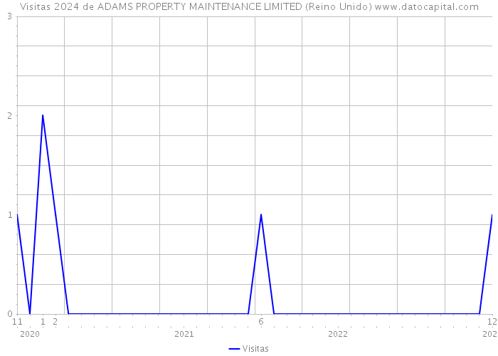 Visitas 2024 de ADAMS PROPERTY MAINTENANCE LIMITED (Reino Unido) 