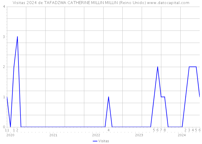 Visitas 2024 de TAFADZWA CATHERINE MILLIN MILLIN (Reino Unido) 