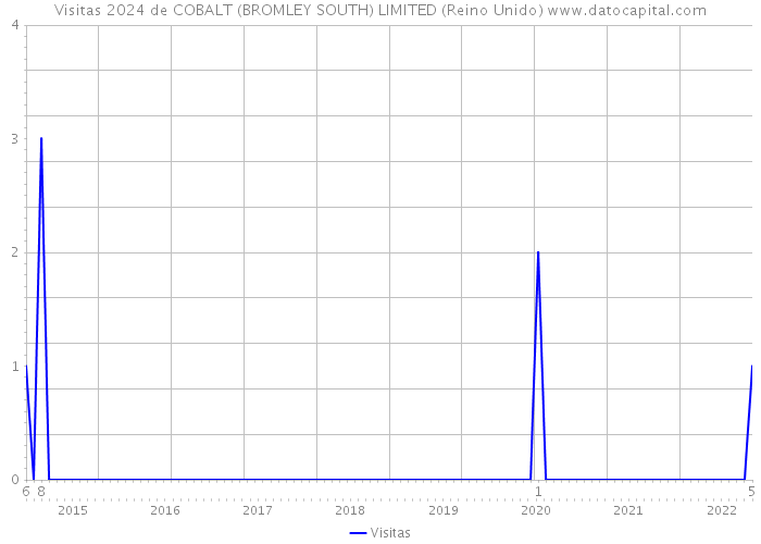 Visitas 2024 de COBALT (BROMLEY SOUTH) LIMITED (Reino Unido) 