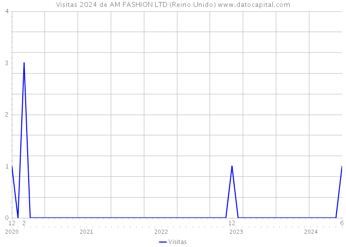 Visitas 2024 de AM FASHION LTD (Reino Unido) 