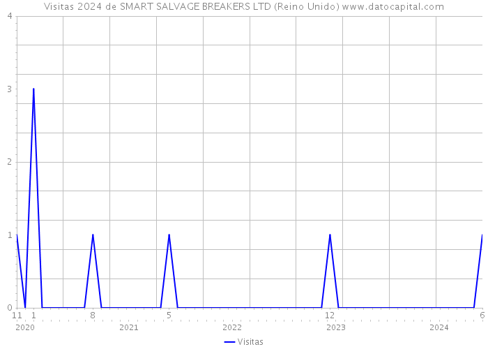 Visitas 2024 de SMART SALVAGE BREAKERS LTD (Reino Unido) 