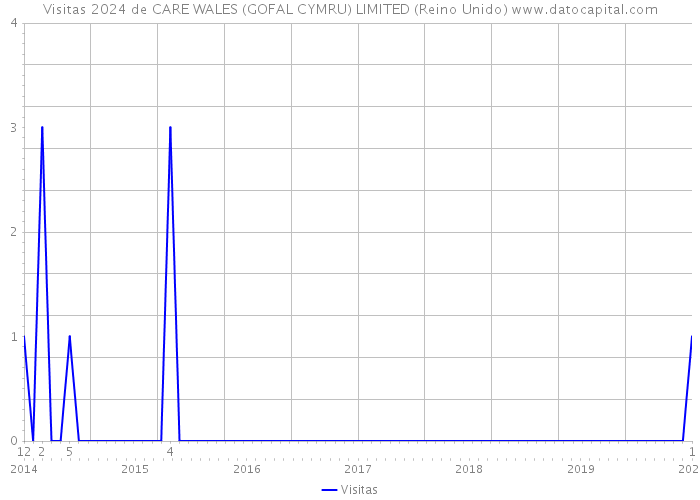Visitas 2024 de CARE WALES (GOFAL CYMRU) LIMITED (Reino Unido) 