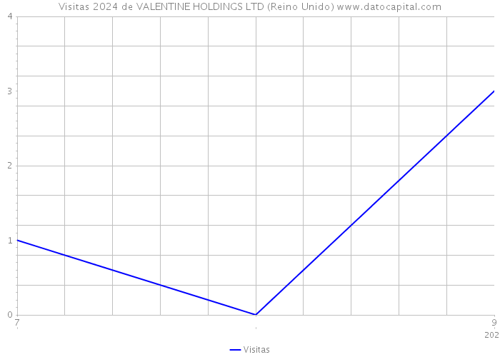 Visitas 2024 de VALENTINE HOLDINGS LTD (Reino Unido) 