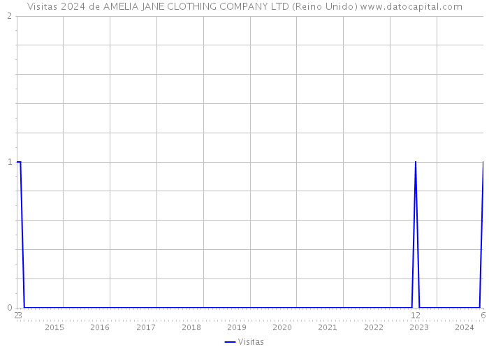 Visitas 2024 de AMELIA JANE CLOTHING COMPANY LTD (Reino Unido) 