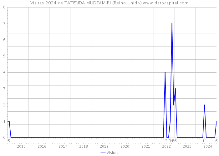 Visitas 2024 de TATENDA MUDZAMIRI (Reino Unido) 