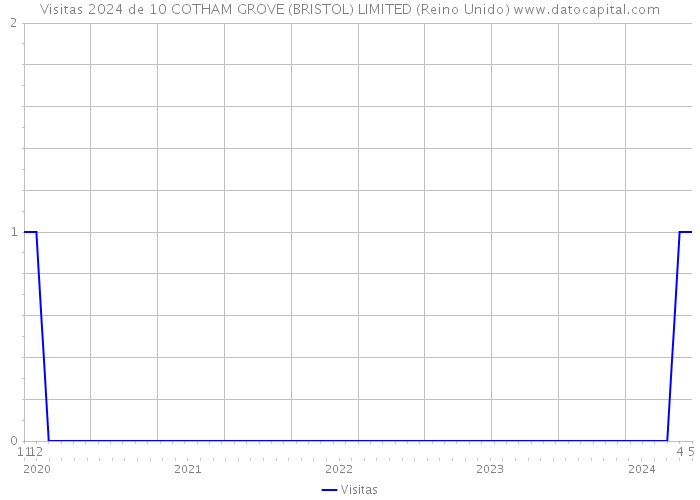 Visitas 2024 de 10 COTHAM GROVE (BRISTOL) LIMITED (Reino Unido) 