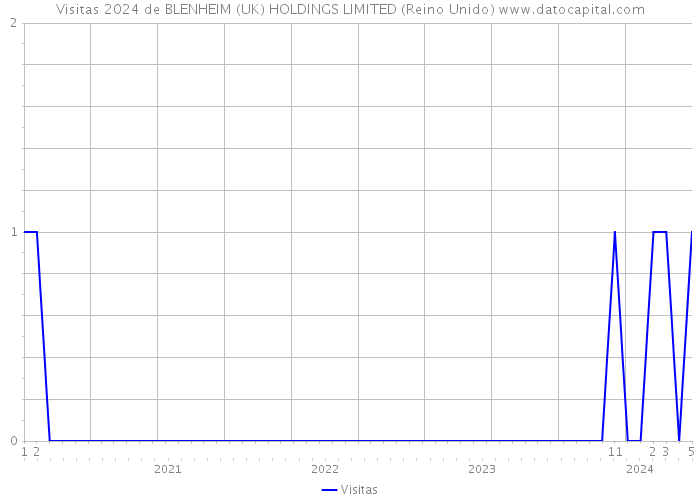 Visitas 2024 de BLENHEIM (UK) HOLDINGS LIMITED (Reino Unido) 