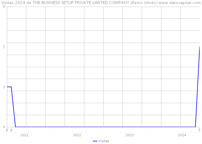 Visitas 2024 de THE BUSINESS SETUP PRIVATE LIMITED COMPANY (Reino Unido) 