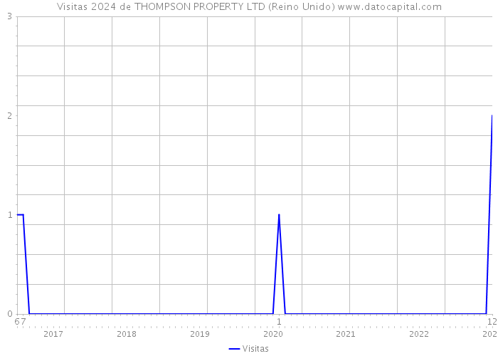 Visitas 2024 de THOMPSON PROPERTY LTD (Reino Unido) 