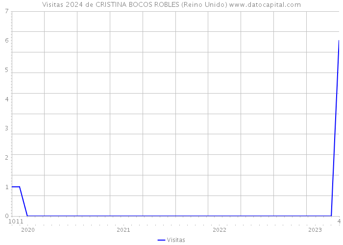 Visitas 2024 de CRISTINA BOCOS ROBLES (Reino Unido) 