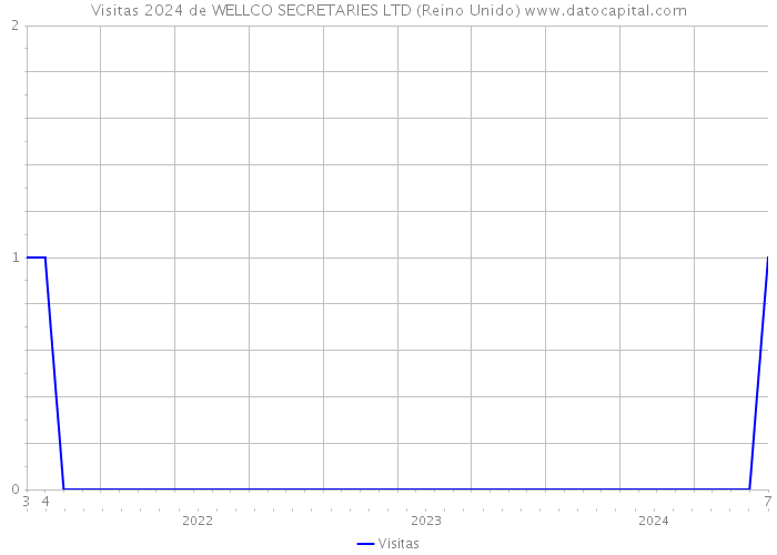 Visitas 2024 de WELLCO SECRETARIES LTD (Reino Unido) 