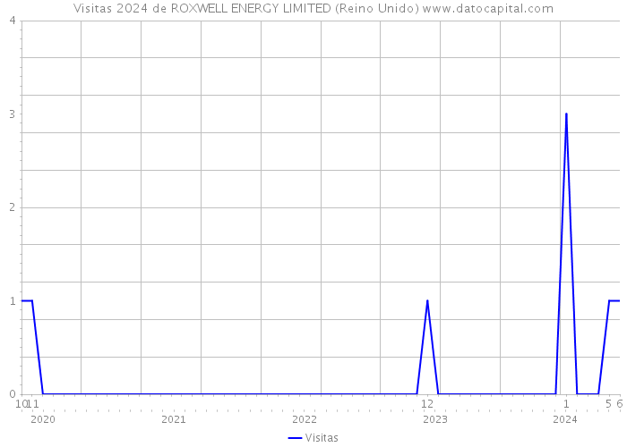 Visitas 2024 de ROXWELL ENERGY LIMITED (Reino Unido) 