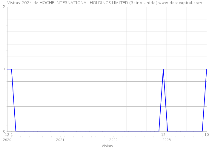 Visitas 2024 de HOCHE INTERNATIONAL HOLDINGS LIMITED (Reino Unido) 