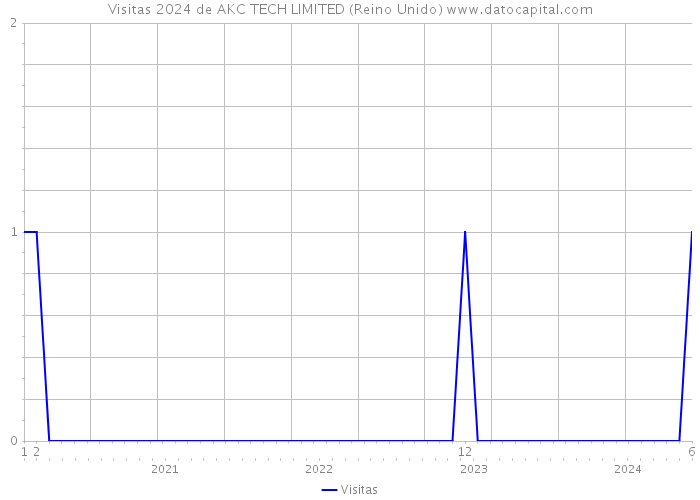 Visitas 2024 de AKC TECH LIMITED (Reino Unido) 